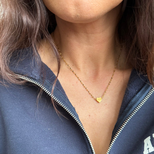Heart dainty necklace